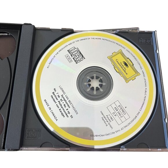Beethoven Complete 9 Symphonies 5xCD Box Set Karajan Berlin 1963 Classical Music - Picture 8 of 16
